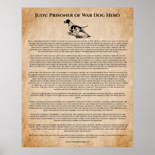 Hundehero Inspiration im Zweiten Weltkrieg Poster