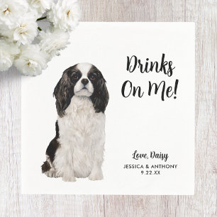 Hundehochzeits-Cocktailservietten Serviette