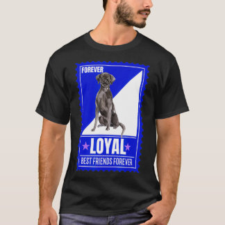 Hundehumor Labrador-Hunde-Zitat Forever-Stempel-Sa T-Shirt