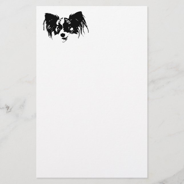 Hundehund Briefpapier (Vorderseite)