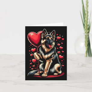 Hundehund Valentinstag Hundebesitzer Vale Karte