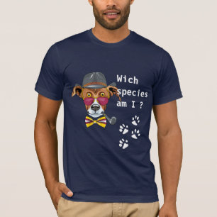 Hundehund Wich species am men dunkelblau T-Shirt