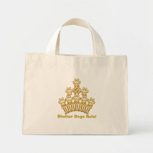 Hundehunde-Regel! Mini Tote Bag Mini Stoffbeutel