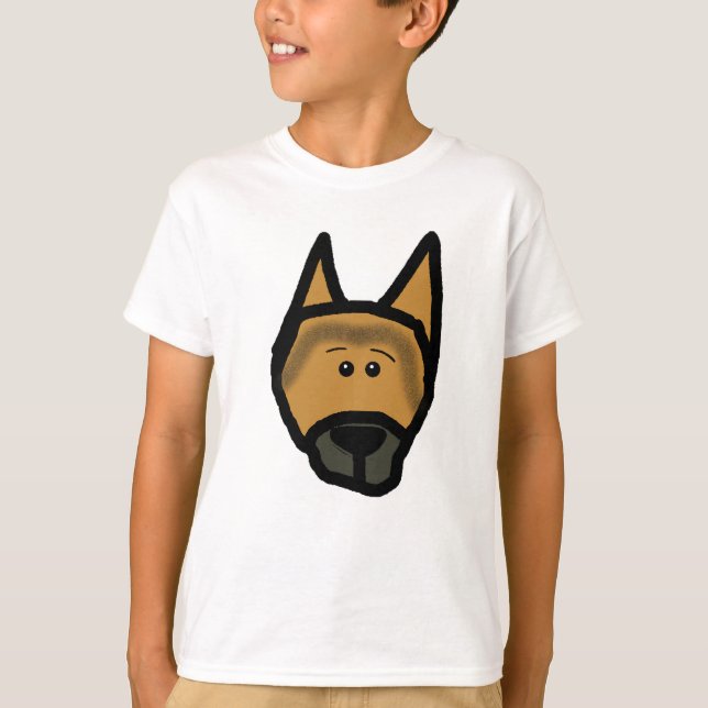 Hundehundekopf 2 Seiten.png T-Shirt (Vorderseite)