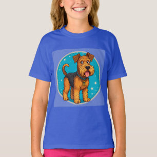 Hundeillustration im niedlichen Cartoonstil T-Shirt