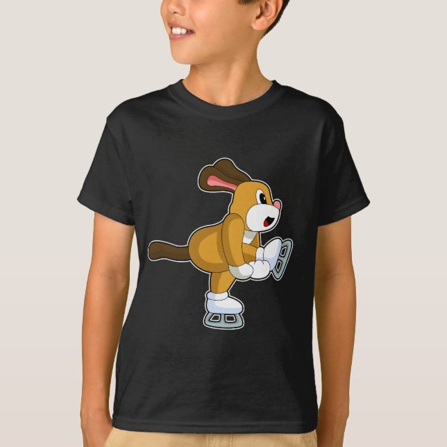 Hundeis-Skaten-Ice-Skate T-Shirt (Vorderseite)