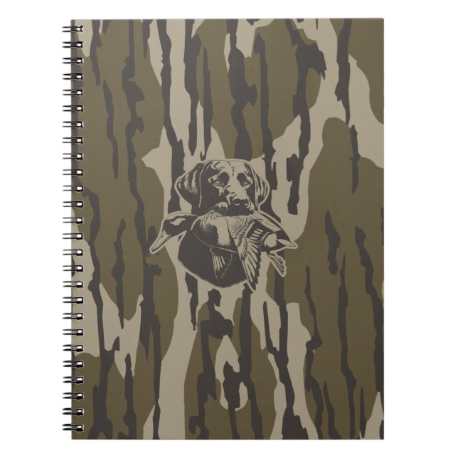 Hundejäger mit Hundeschwald-Camouflage Notizblock (Vorderseite)