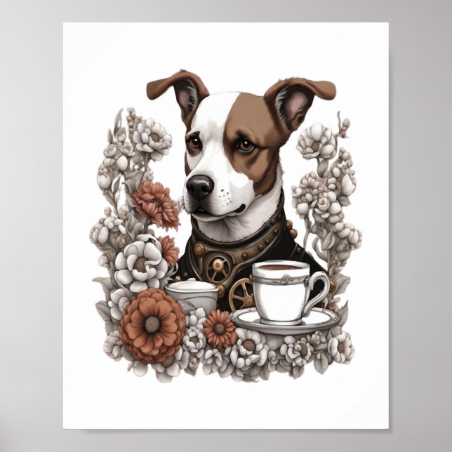 Hundekaffee Poster (Vorne)