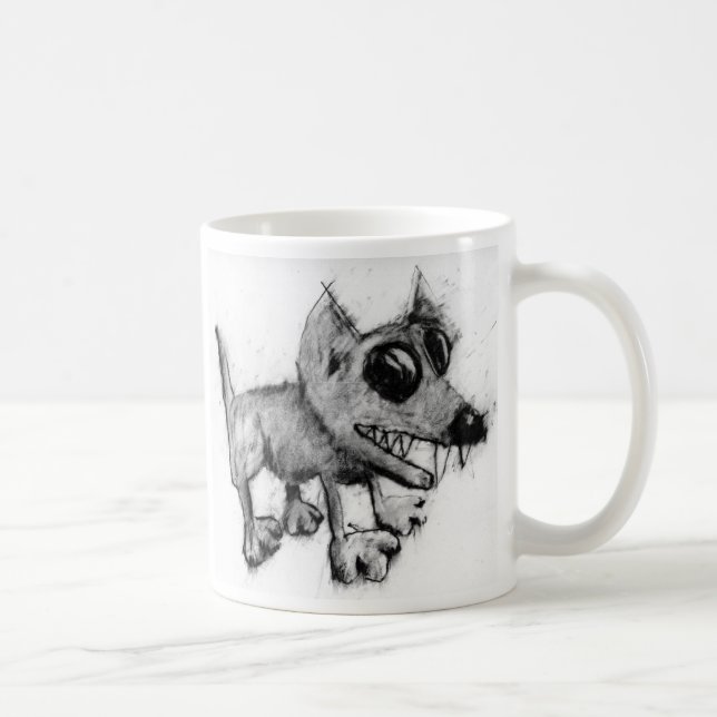 Hundekaffee-Tasse Kaffeetasse (Rechts)