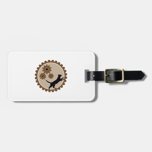 Hundekäfig mit Rädern Gepäckanhänger (Vorderseite horizontal)