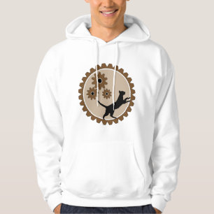 Hundekäfig mit Rädern Hoodie