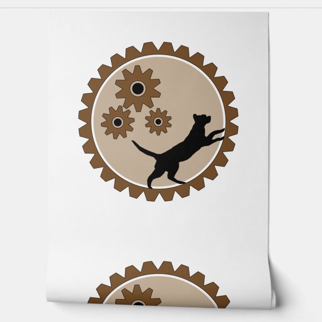 Hundekäfig mit Rädern Tapete (Abrollen)