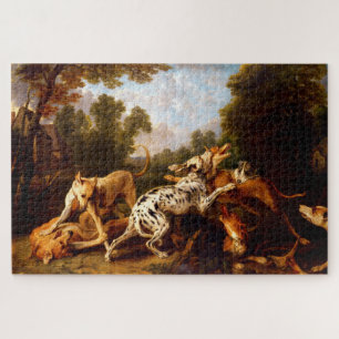 Hundekampf (von Frans Snyders) Puzzle