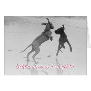 Hundekarte "Schön"