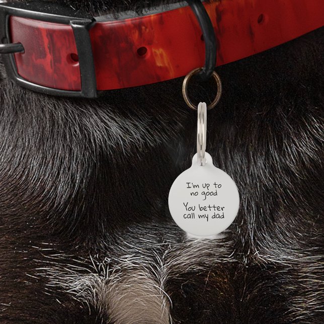 Hundekatze Witziger Spaß Anpassen ID verloren Haustiermarke (Von Creator hochgeladen)