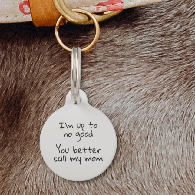 Hundekatze Witziger Spaß Anpassen ID verloren Haustiermarke (Von Creator hochgeladen)