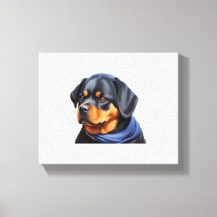 Hundekleber Leinwanddruck