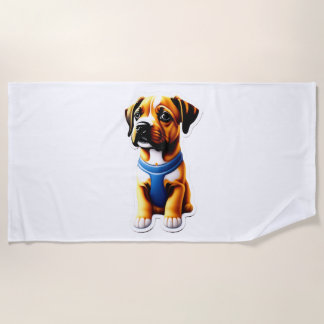 Hundekleber Strandtuch
