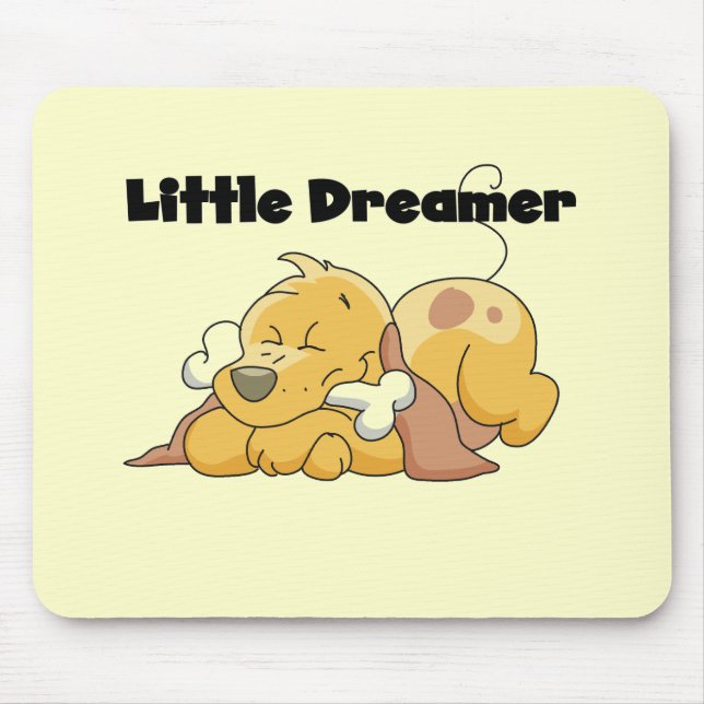 Hundekleine Träumer-T - Shirts und Geschenke Mousepad (Vorne)