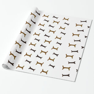 Hundeknochen Geschenkpapier
