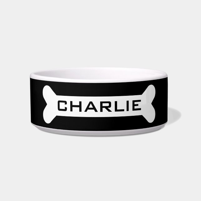 Hundeknochen Napf (Vorderseite)
