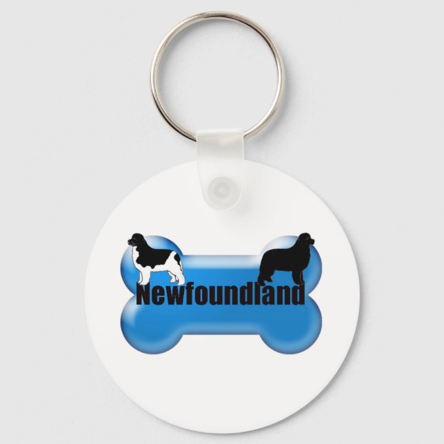 Hundeknochen Schlüsselanhänger (Vorderseite)