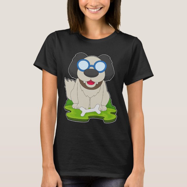 Hundeknochen T-Shirt (Vorderseite)