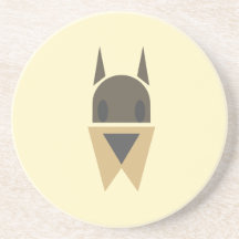 Hundekopf-Untersetzer