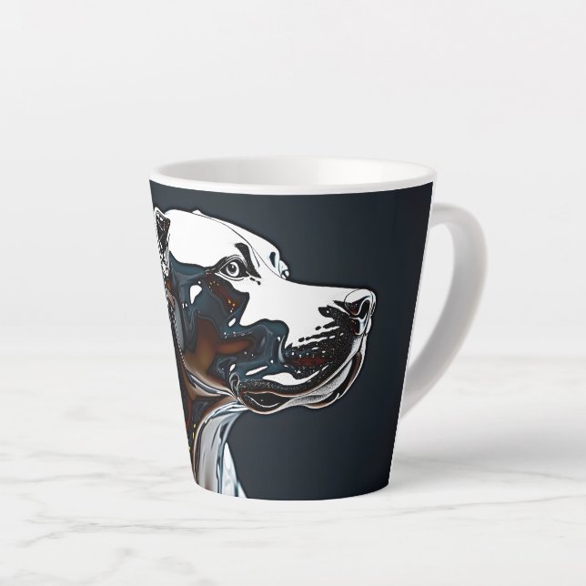 Hundekunst Milchtasse (Rechte Ecke)