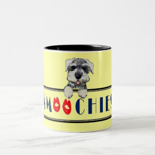 Hundeküsse Zweifarbige Tasse