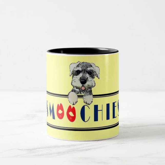 Hundeküsse Zweifarbige Tasse (Mittel)