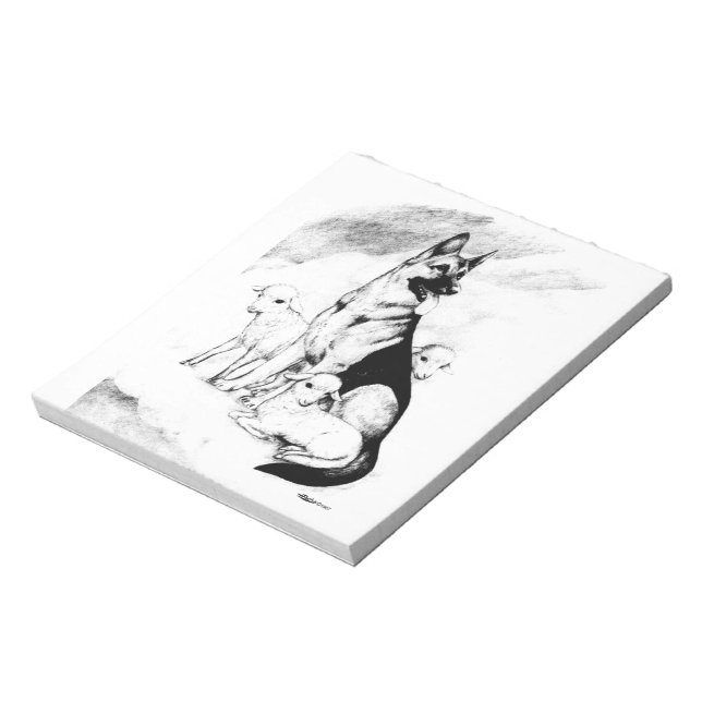 Hundeleben, die Uhr des Meisters Notizblock (Rotiert)