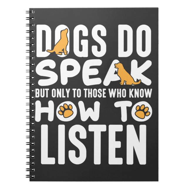 Hundelehrer Schule Haustier Notizblock (Vorderseite)