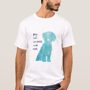 Hundeliebhaber Bichon Frise zeitgenössischer Druck T-Shirt