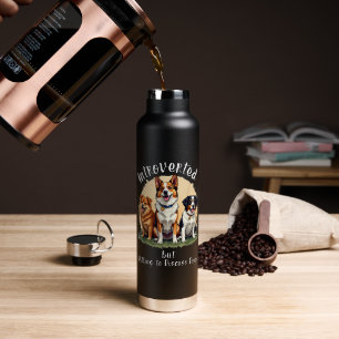 Hundeliebhaber Introvertiert, aber bereit, über Hu Trinkflasche