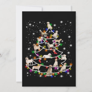 Hundeliebhaber   Labrador Weihnachtsbaum Karte