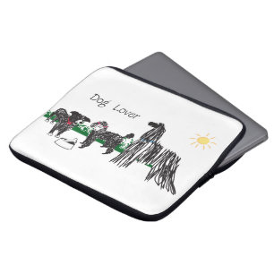 Hundeliebhaber Laptop-Hülle Laptopschutzhülle