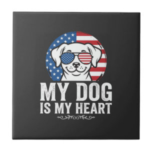 Hundeliebhaber Mein Hund Ist Mein Herz Fliese