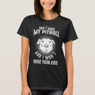 Hundeliebhaber Pittie Mama Papa Welpe Besitzer Ric T-Shirt