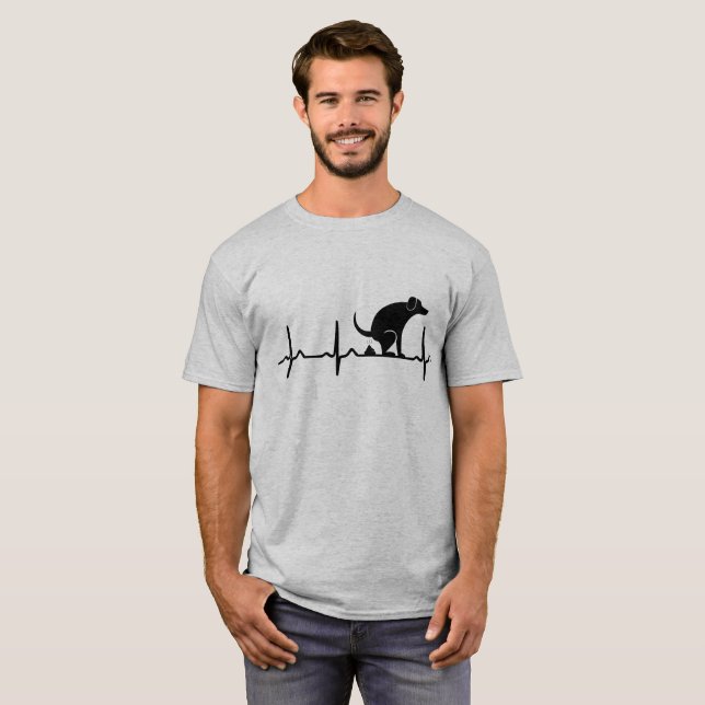 Hundeliebhaber-Shirt T-Shirt (Vorne ganz)