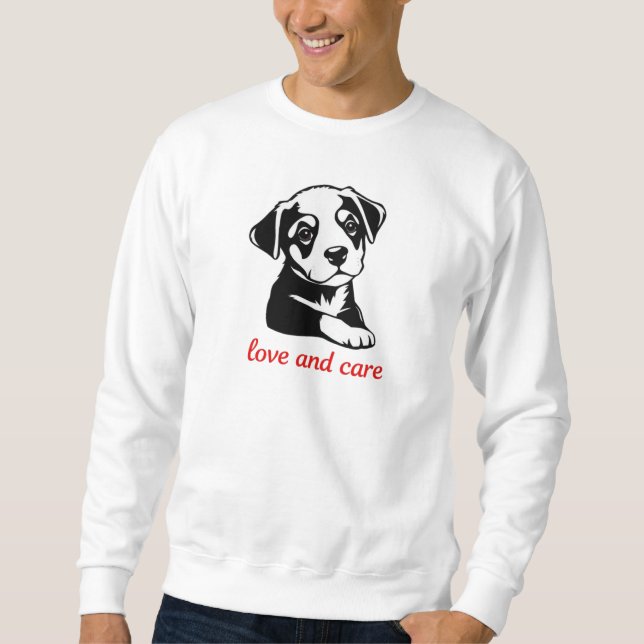 Hundeliebhaber Sweatshirt (Vorderseite)