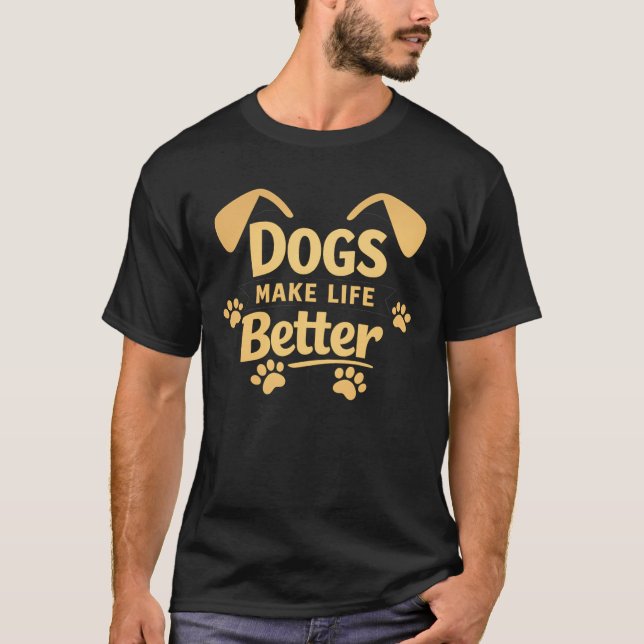 HUNDELIEBHABER T-Shirt (Vorderseite)