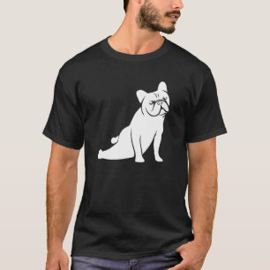 Hundeliebhaber Yoga Französische Bulldogge T-Shirt