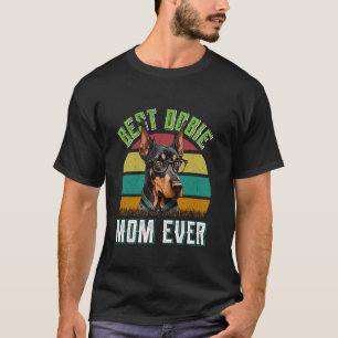 Hundemama BESTE DOBIE-MAMA ALLE ZEIT Doberman-Mama T-Shirt