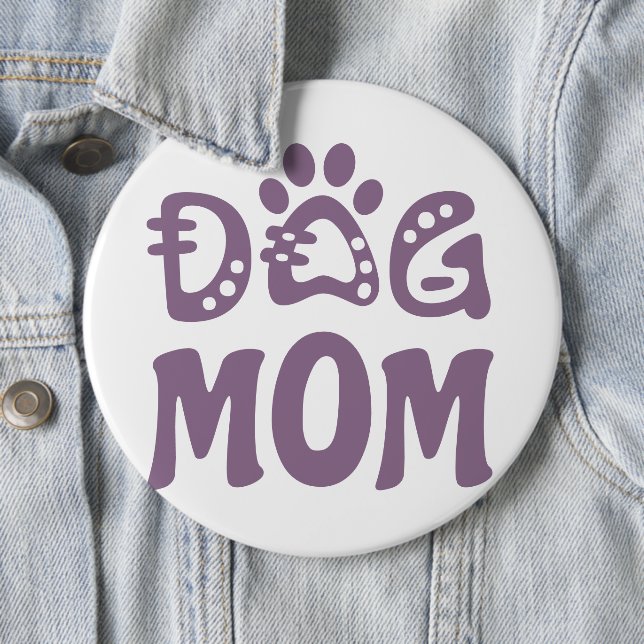 Hundemama Button (Beispiel)