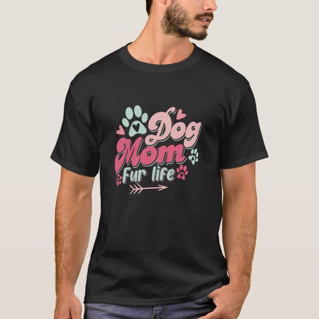 Hundemama Felllebenslang T-Shirt (Vorderseite)