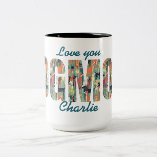Hundemama-Geschenk Liebe dich Benutzerdefiniertes  Zweifarbige Tasse