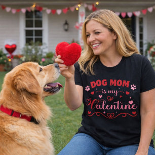 Hundemama ist mein Valentins-Design T-Shirt