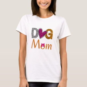 Hundemama Leopard Print/Trendiges Geschenk für Hun T-Shirt