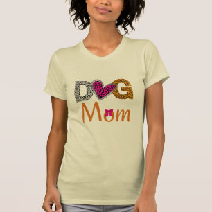 Hundemama Leopard Print/Trendiges Geschenk für Hun T-Shirt